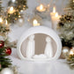 White Stoneware Nativity Set - 5-1/2-in - Mellow Monkey