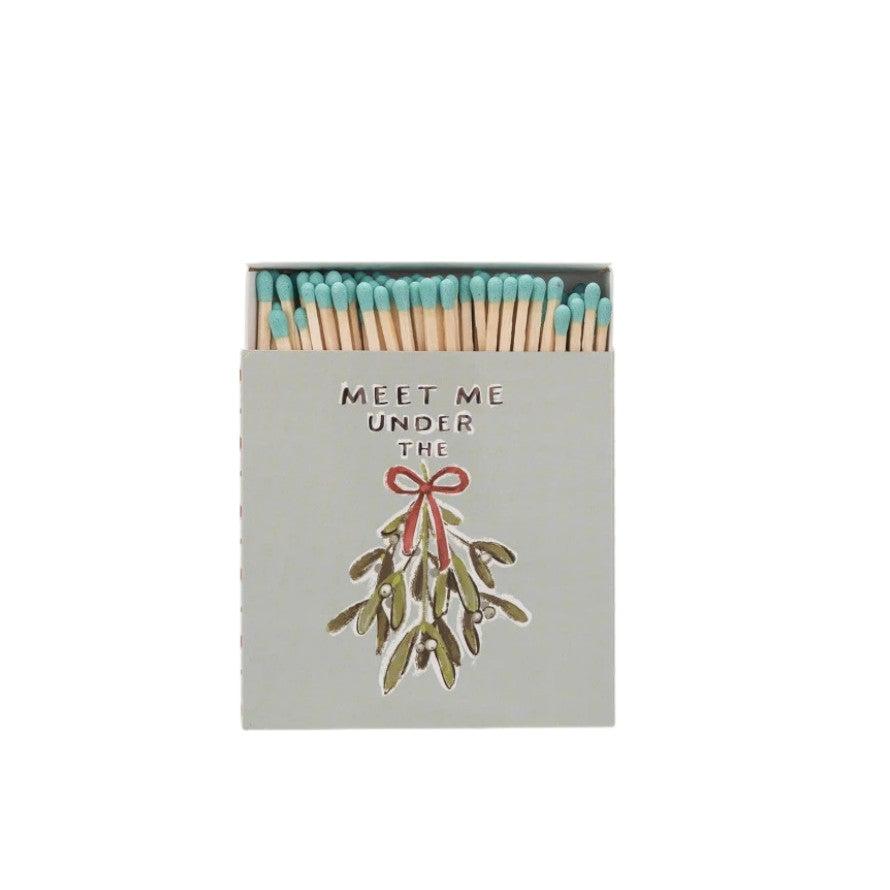 Safety Matches in Holiday Matchbox - 4-1/4-in - Mellow Monkey