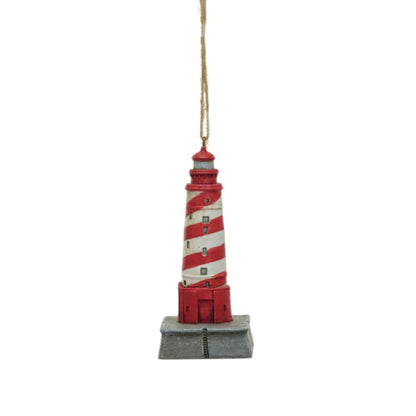 Resin Lighthouse Ornament - Mellow Monkey