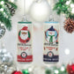 Glass Seltzer Can Ornament with Holiday Icon - 5-in - Mellow Monkey