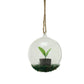 Glass Ball Ornament with Potted Sprout - Mellow Monkey