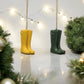 Resin Rain Boots Ornament - 2-1/2-in - Mellow Monkey