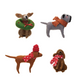 Wool Felt Christmas Dog - 4-in - Mellow Monkey