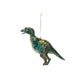 Glass & Resin Festive Dinosaur Ornament - 5-1/2-in - Mellow Monkey