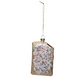 Glass Toaster Pastry Ornament with Beads & Glitter - 4-1/2-in - Mellow Monkey