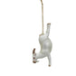 Mercury Glass Farm Animal In Yoga Pose Ornament - Mellow Monkey