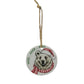 Holiday Saying Round Stoneware Ornament - 2-1/4-in - Mellow Monkey