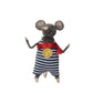 Wool Felt Mouse in Outfit - 5-1/2-in - Mellow Monkey