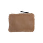Faux Fur Fabric Zip Pouch - 6-1/2-in - Mellow Monkey