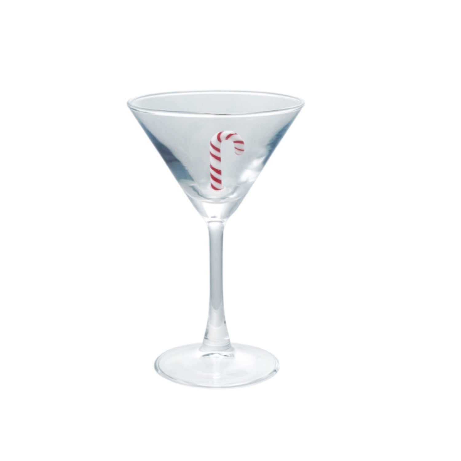 Candy Cane - Martini Glass with Holiday Figure - 4-oz. (Copy) - Mellow Monkey
