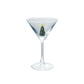 Snowflake - Martini Glass with Holiday Figure - 4-oz. - Mellow Monkey