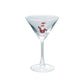 Candy - Martini Glass with Holiday Figure - 4-oz. - Mellow Monkey