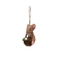 Handmade Wool Felt Mouse Ornament - Brown - 4-1/4-in - Mellow Monkey