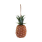 2-3/4" Round x 5-1/2"H Plastic Pineapple Ornament, Yellow & Green - Mellow Monkey