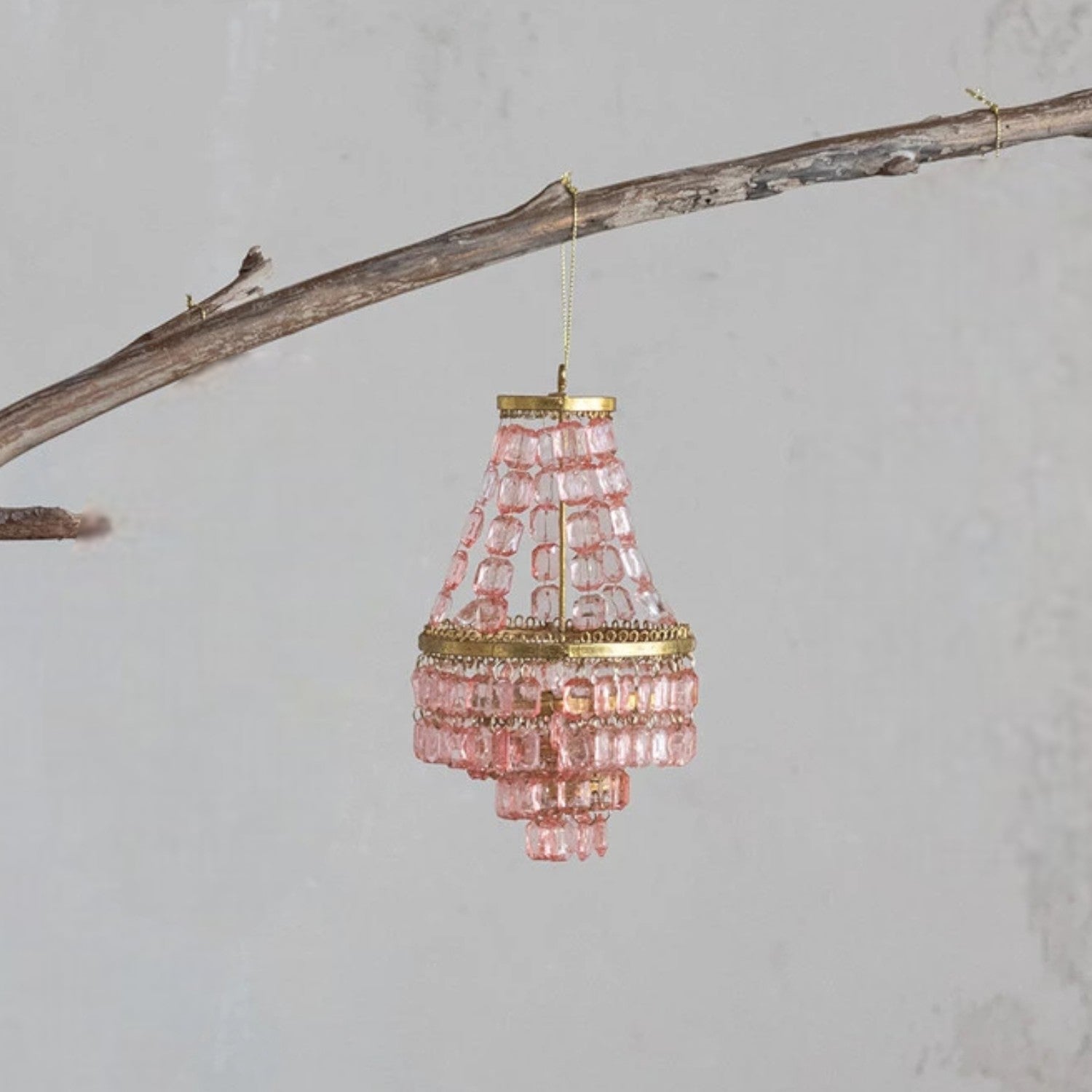 Metal & Plastic Chandelier Ornament - Mellow Monkey