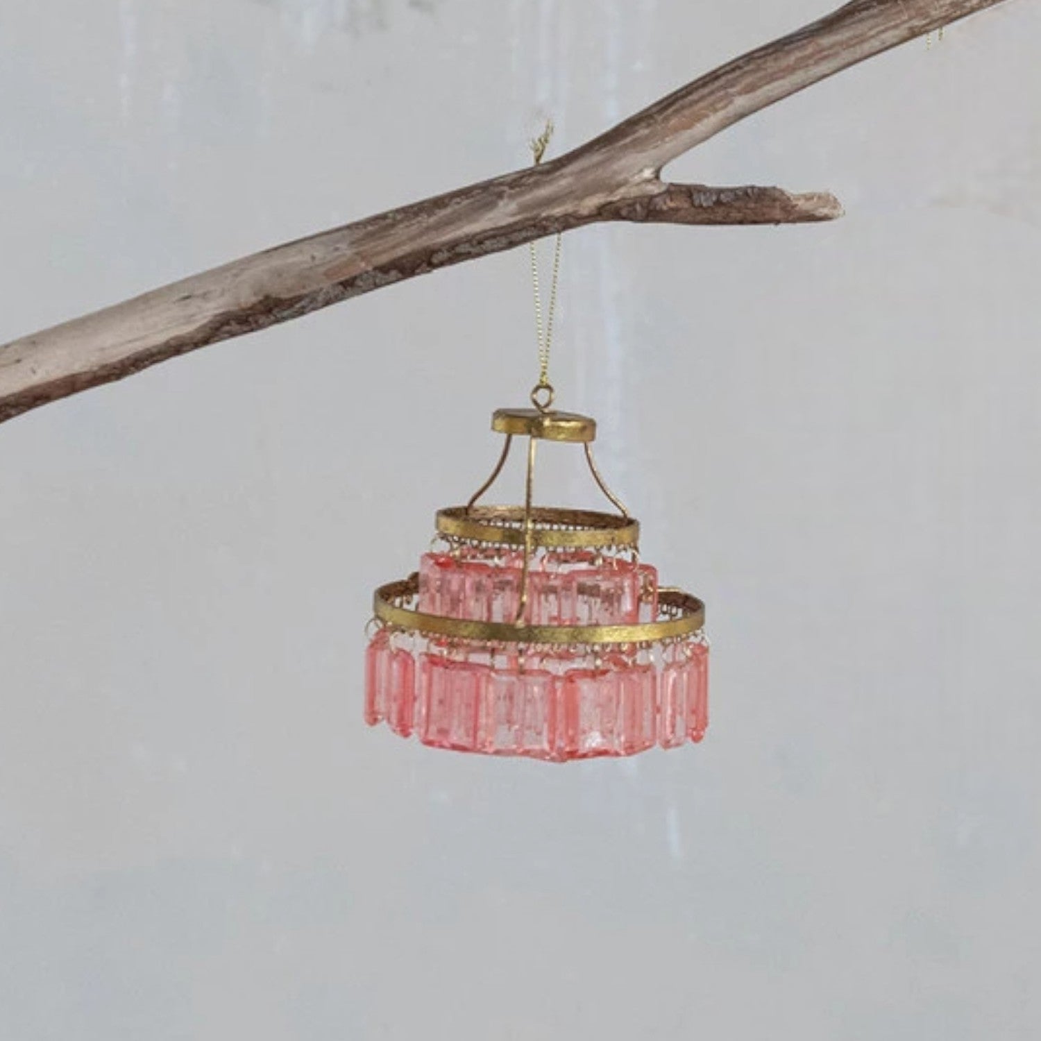 Metal & Plastic Chandelier Ornament - Mellow Monkey