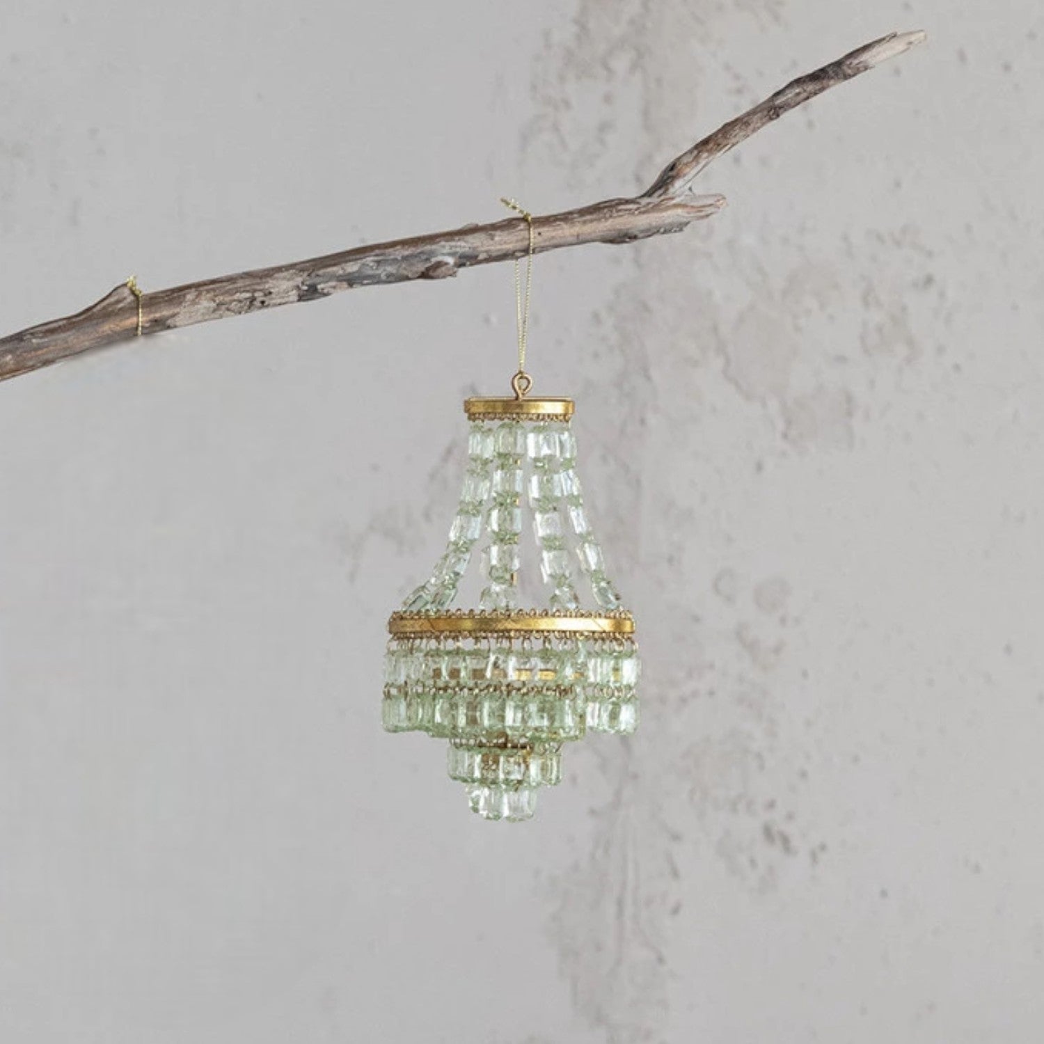 Metal & Plastic Chandelier Ornament - Mellow Monkey