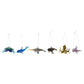 2-1/4"L - 4-1/2"L Handmade Glass Sea Life Ornament, 6 Styles