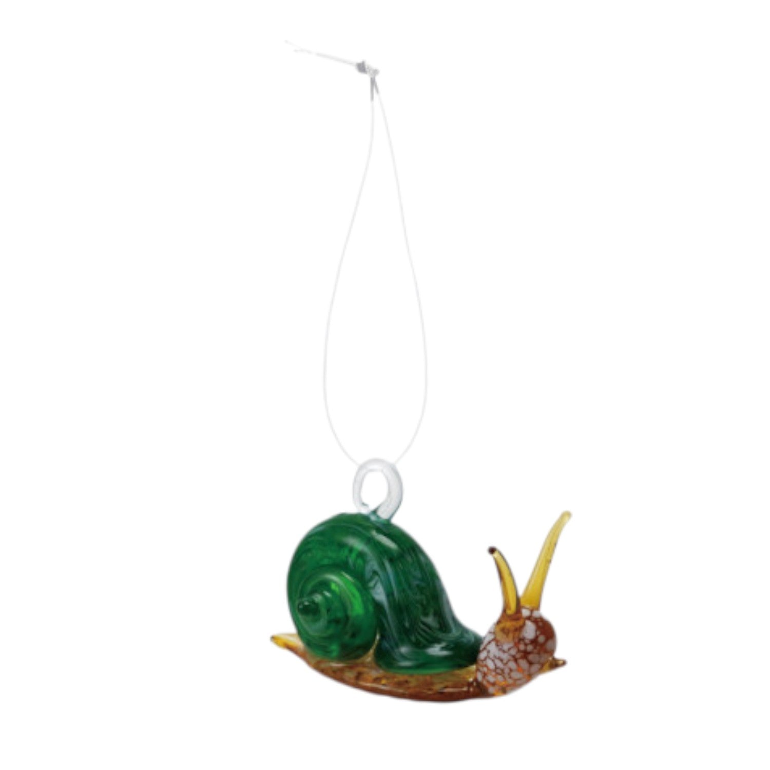 Handmade Glass Garden Critter Ornament - 2-1/2-in - Mellow Monkey