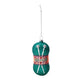 Glass Yarn & Needles Ornament with Glitter - 2 Styles - 4-3/4-in - Mellow Monkey