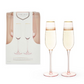 Rose Champagne Flute Set - Mellow Monkey