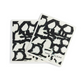 Off White and Black - Art Themed Swedish Dishcloths - Mellow Monkey