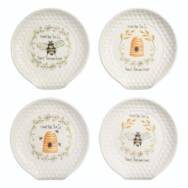 Honeycomb Spoon Rest - 5-in - Mellow Monkey