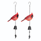 Metal Hanging Cardinal Bell - 2 Styles - 22.75-in - Mellow Monkey