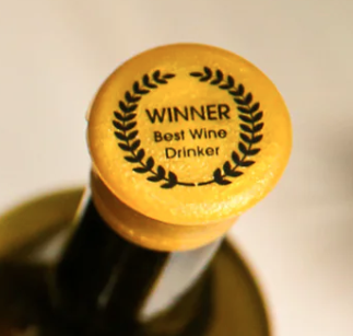 Winner Best Wine Drinker - Capabunga Wine Bottle Top Seal - Mellow Monkey