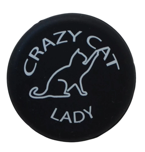 Crazy Cat Lady - Capabunga Wine Bottle Top Seal - Mellow Monkey