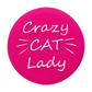 Crazy Cat Lady Pink - Capabunga Wine Bottle Top Seal - Mellow Monkey