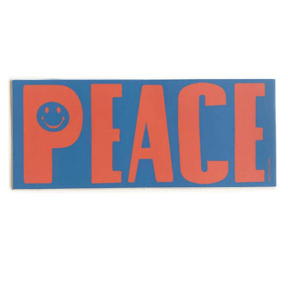 PEACE - Vinyl Decal Bumper Sticker 5-1/2-in - Mellow Monkey