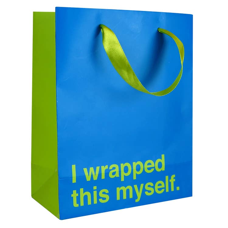 I Wrapped This Myself - Medium Gift Bag - Mellow Monkey