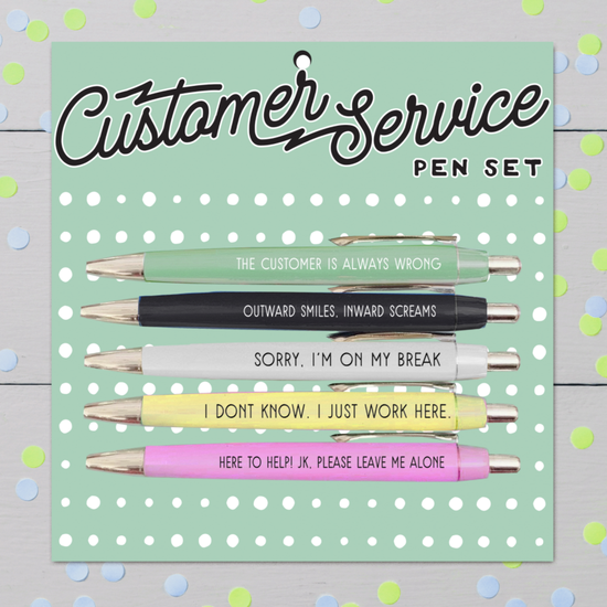 Customer Service Pen Set - Mellow Monkey