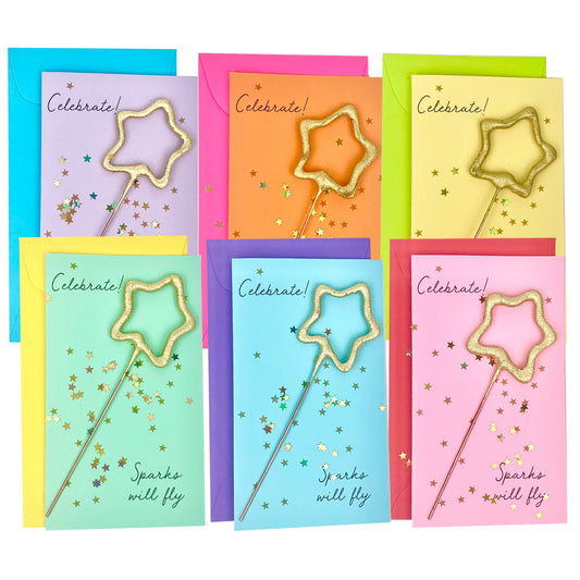 Confetti Sparkler Cards - Mellow Monkey