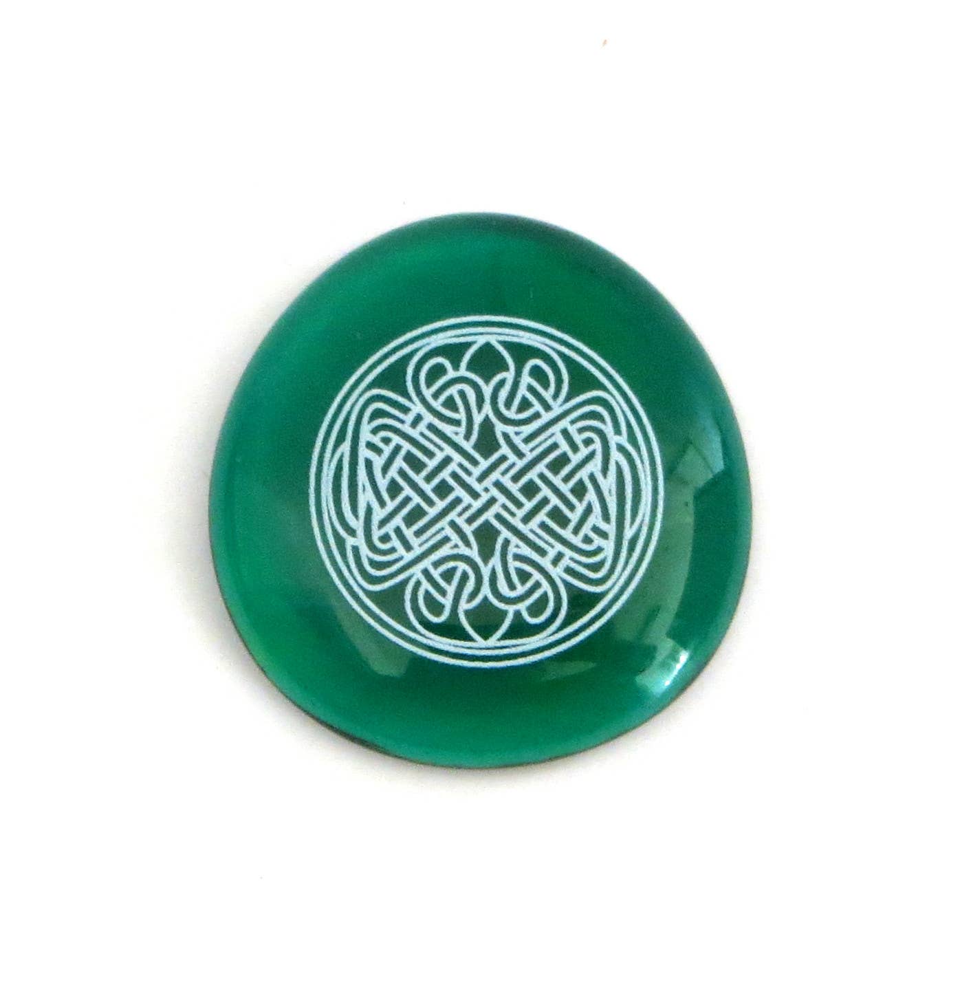Irish and Celtic Glass Pocket Stone - Mellow Monkey