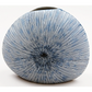 Porcelain Bud Vase - Blue Starburst Lines - Mellow Monkey