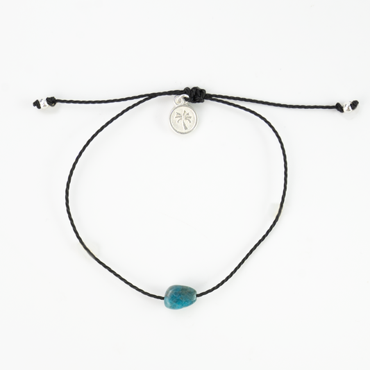 Neka Stone Handmade Bracelet - Black - Mellow Monkey