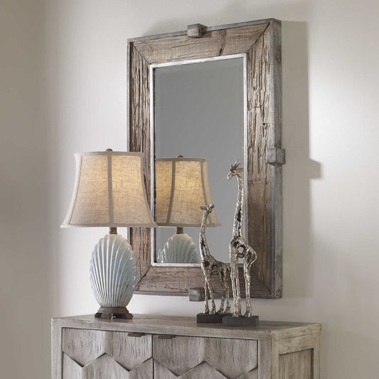 Siringo - Rustic Wall Mirror - 37-in - Mellow Monkey