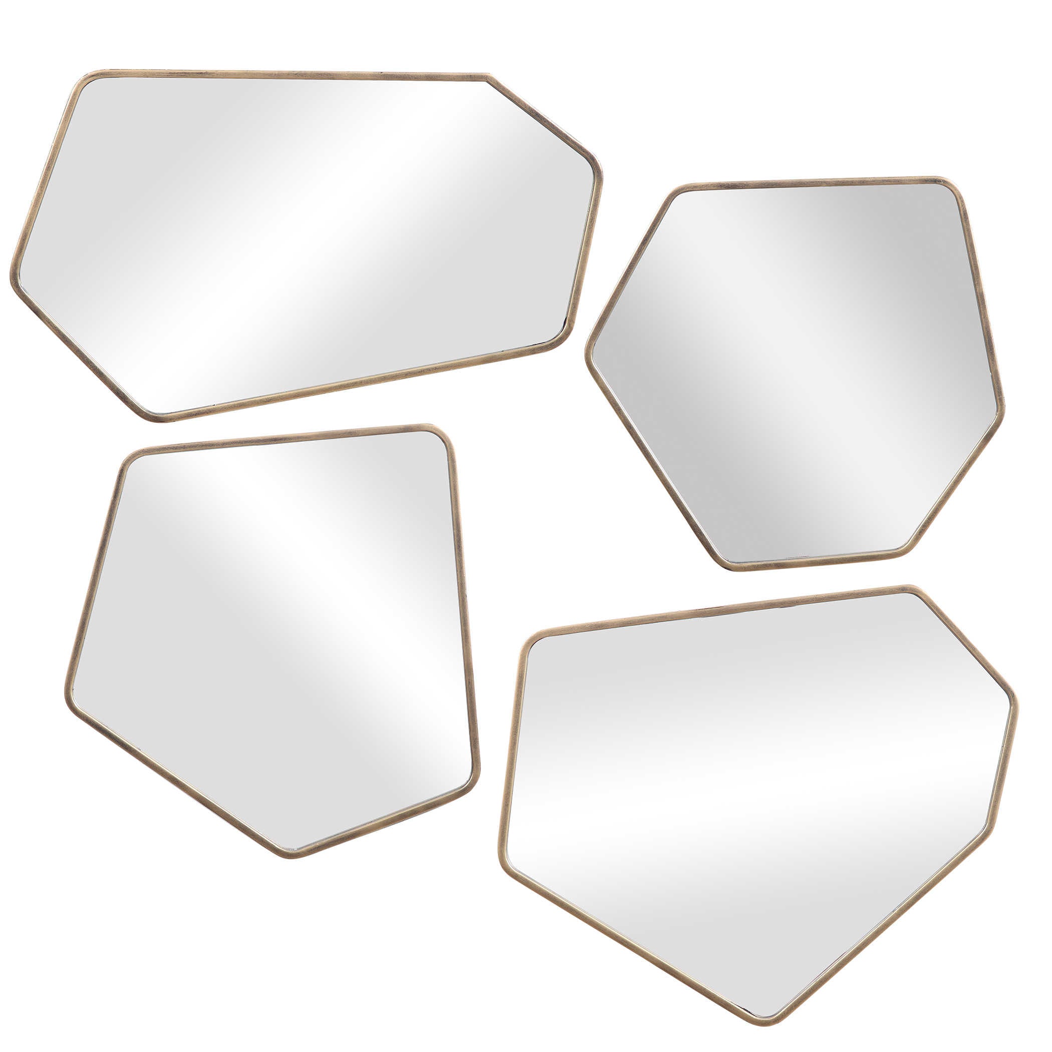 Linneah Wall Mirrors - Set of 4 – Mellow Monkey