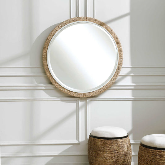 Carbet Round Mirror - 40-in - Mellow Monkey