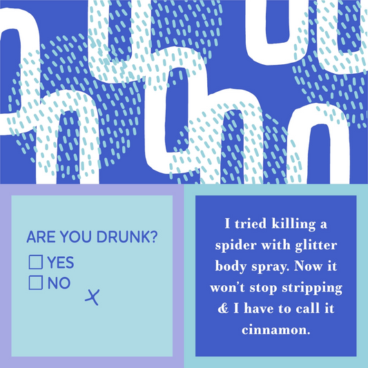 Double Sided Cocktail Napkin - Are You Drunk? - Mellow Monkey