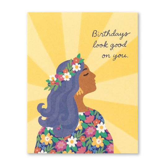 Love Muchly Greeting Card - Birthday - Birthdays Look Good on You - Mellow Monkey