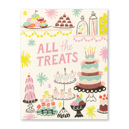 Love Muchly Greeting Card - Birthday - All The Treats - Mellow Monkey