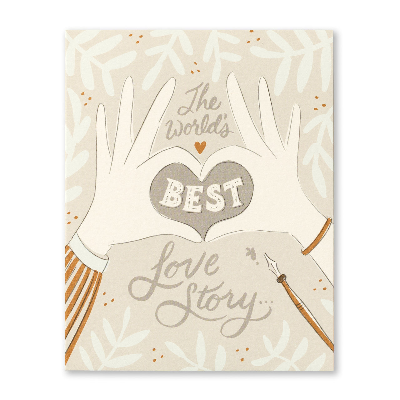 Love Muchly Greeting Card - Wedding - The World's Best Love Story... - Mellow Monkey