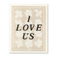 Love Muchly Greeting Card - Anniversary - I Love Us! - Mellow Monkey