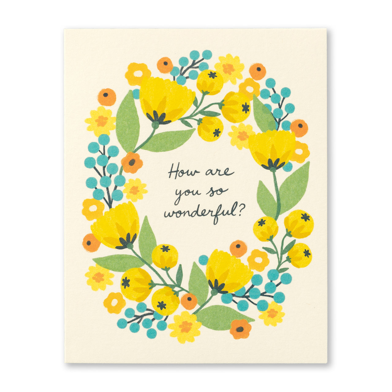 Love Muchly Greeting Card - Encouragement - How Are You So Wonderful? - Mellow Monkey