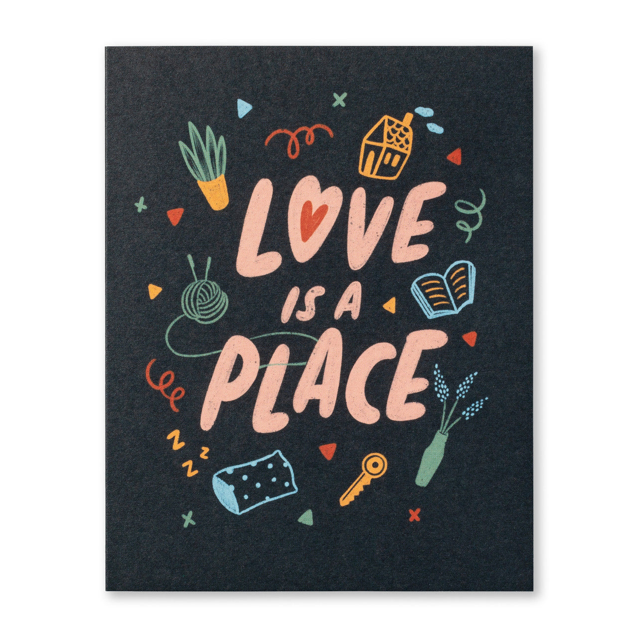 Love Muchly Greeting Card - New Home - Love is a place - Mellow Monkey