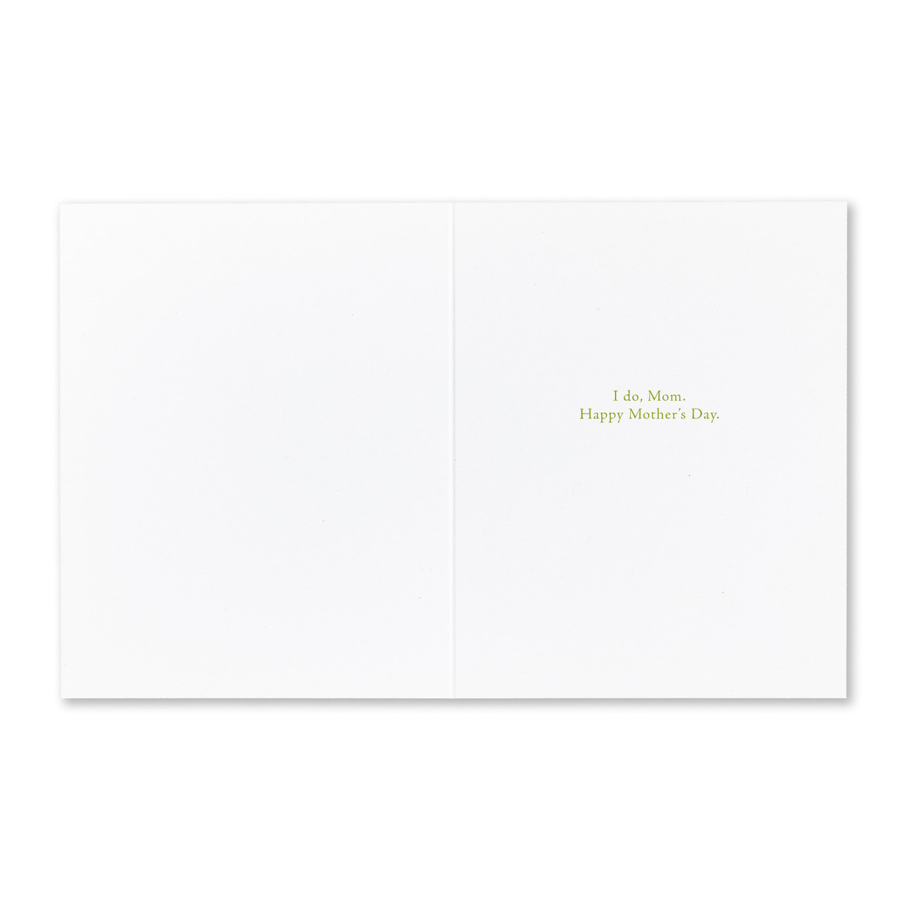 Positively Green - Mom Greeting Card - “…I shall think of you… whenever I see a beautiful thing.” —Edna St. Vincent Millay - Mellow Monkey