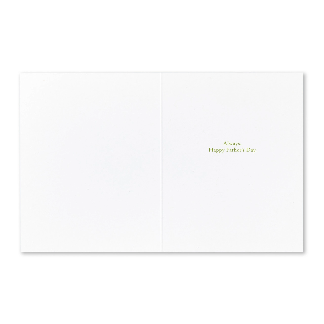 Positively Green - Dad Greeting Card - “A thousand fibers connect us…” —Herman Melville - Mellow Monkey